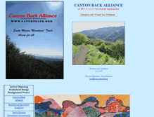 Tablet Screenshot of canyonback.com